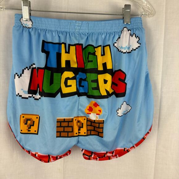 Thigh Huggers Nintendo Mario Theme Lined Shorts Size Medium/Large - Picture 3 of 5